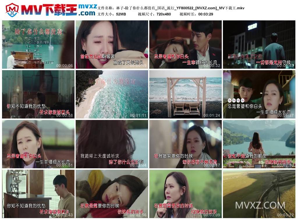 林子-除了你什么都没有_国语_流行_YF800522